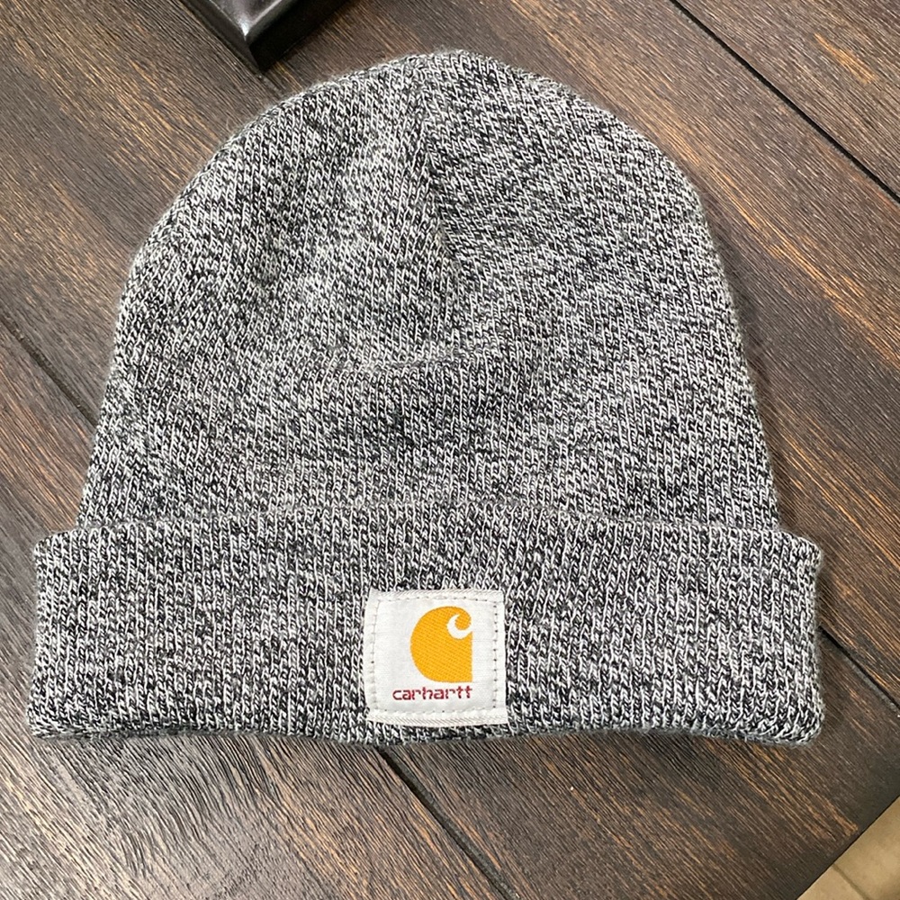 Carhartt Gray Beanie Winter Hat